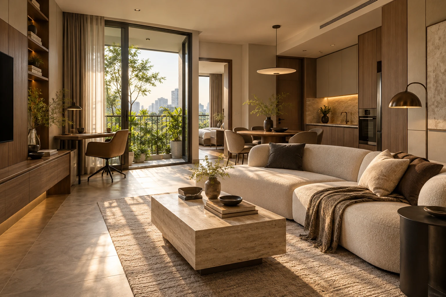 Phối cảnh AI concept Contemporary Suite