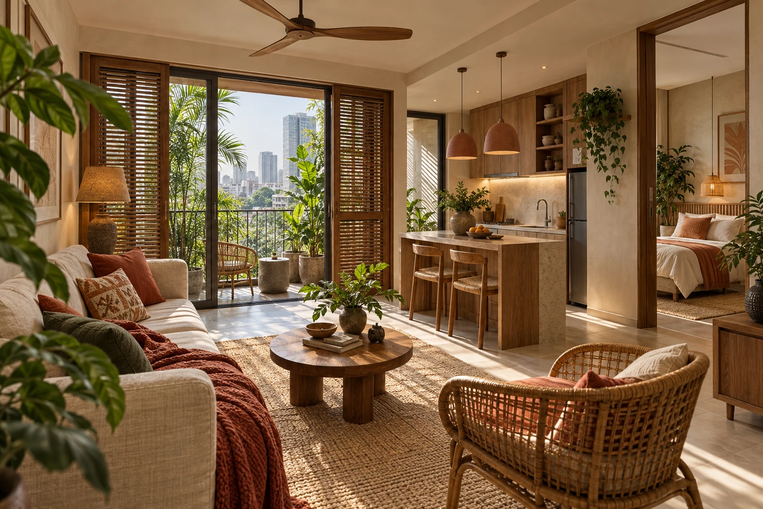 Phối cảnh AI concept Tropical Stay